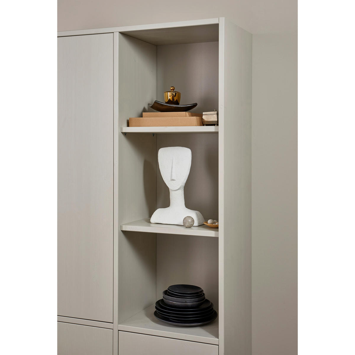MEHRZWECKSCHRANK 100/200/40 cm  in Grauweiß  - Grauweiß, Design, Holz (100/200/40cm) - Livetastic