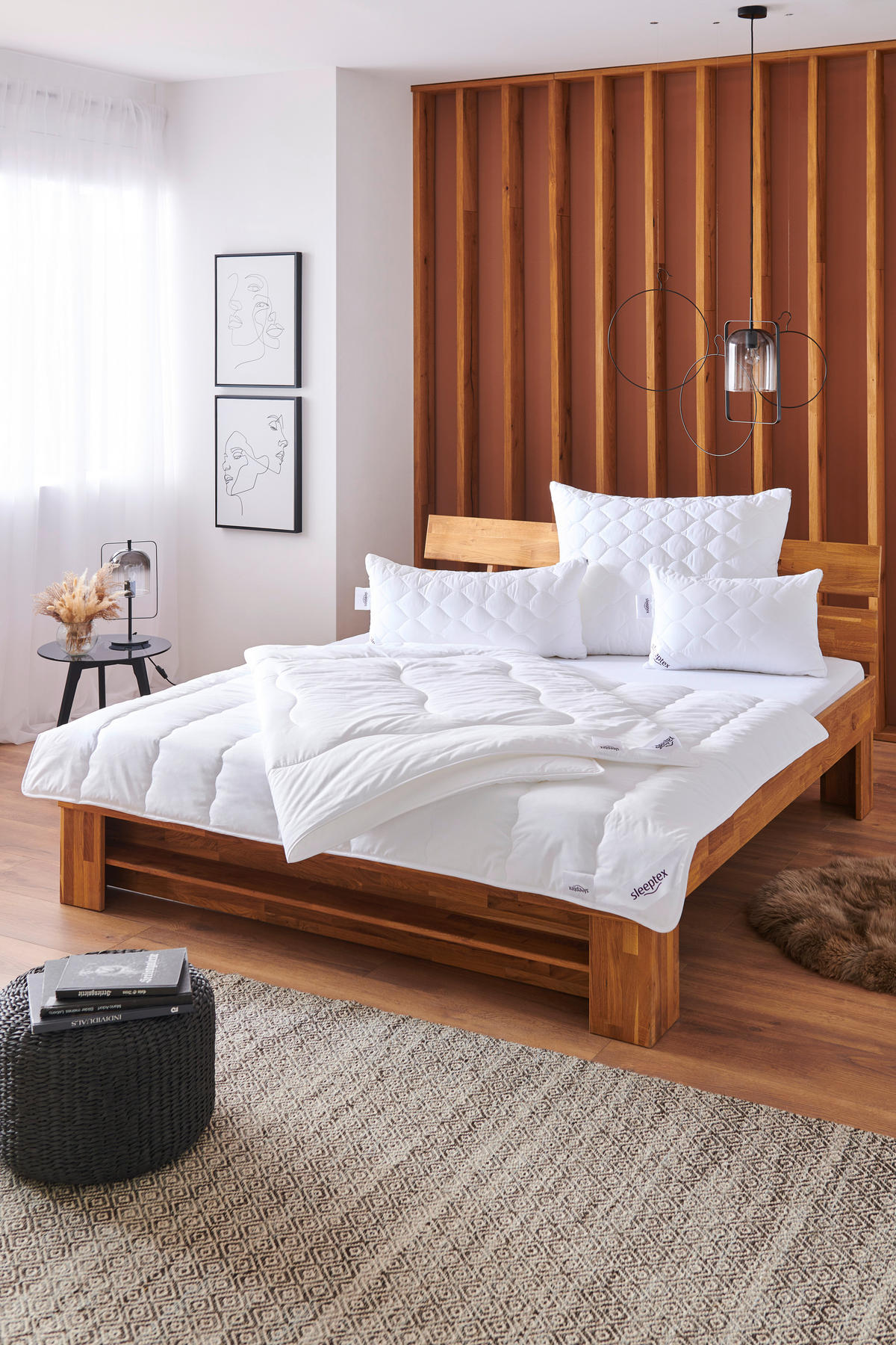 CELOROČNÁ PRIKRÝVKA, 200/200 cm, polyester - biela, Basics, textil (200/200cm) - Sleeptex