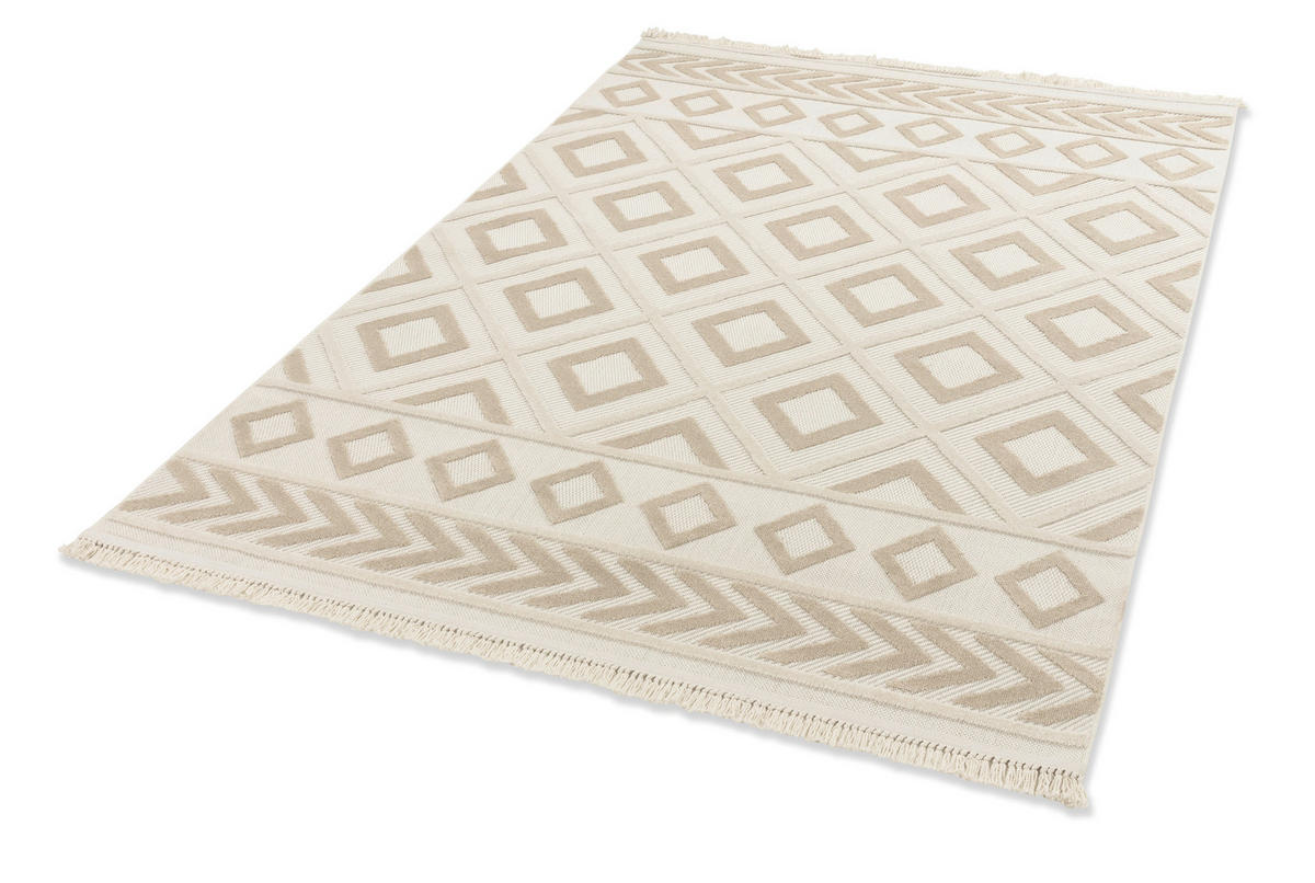 WEBTEPPICH 160/230 cm Summer  - Creme, Basics, Kunststoff/Textil (160/230cm) - Schöner Wohnen