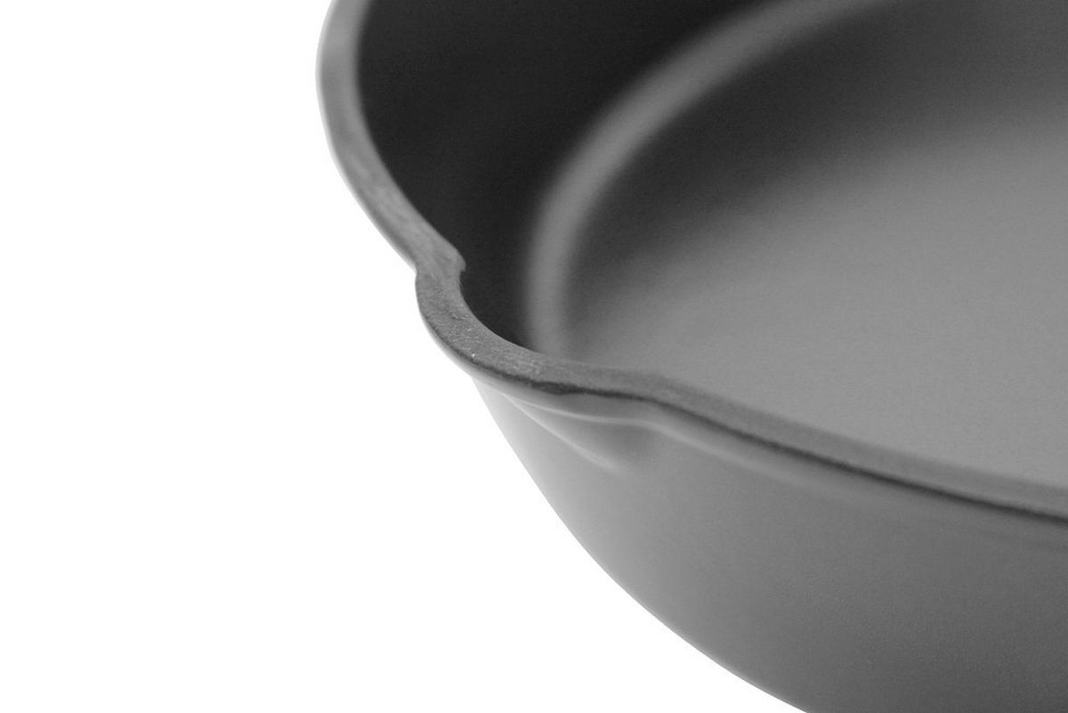 SCHMORPFANNE Gusseiserne Schmorpfanne Keramikbeschichtung 28 cm  - Grau, Basics, Metall (28cm) - ELO