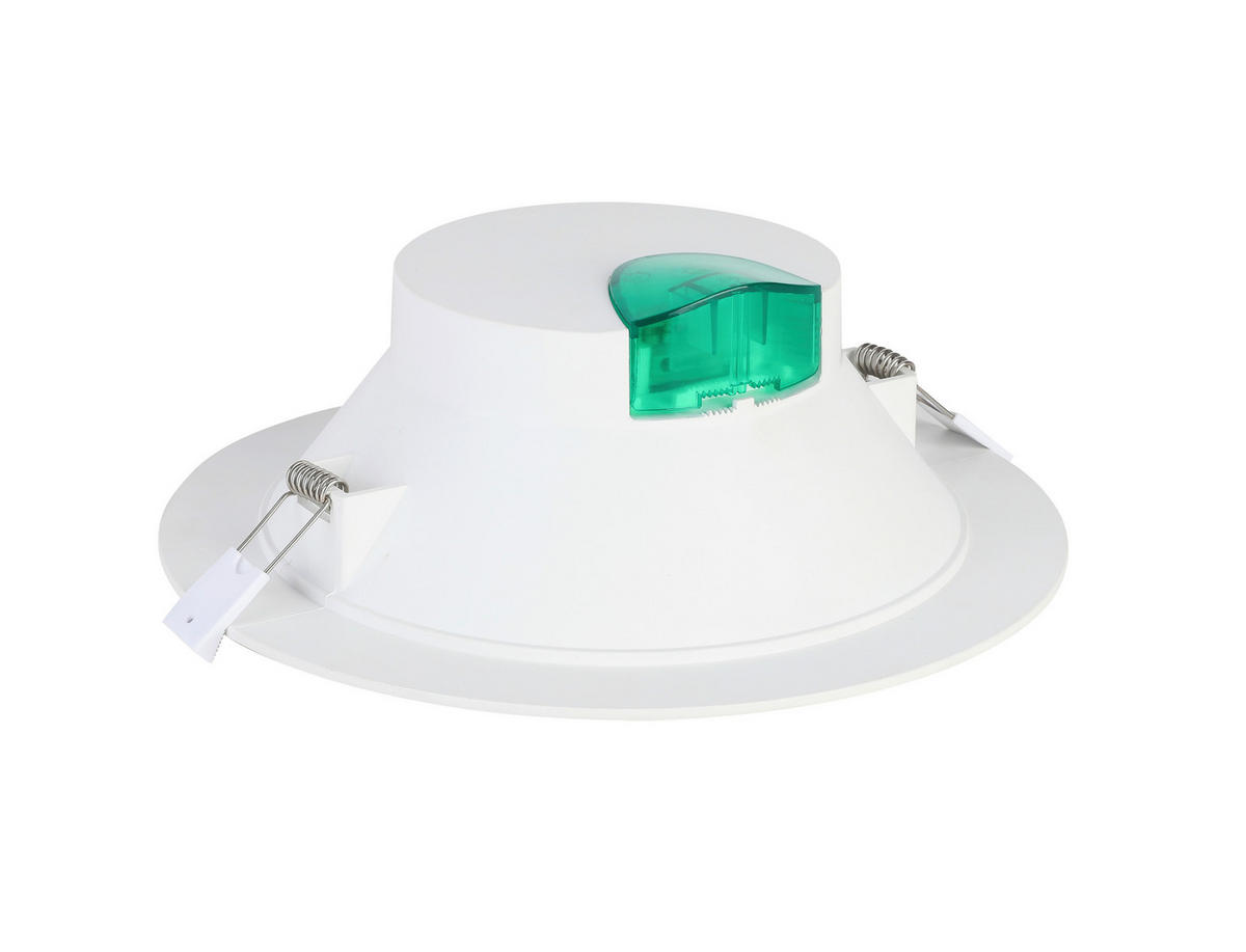 LED-SPOTKOPF 22,8/7,8 cm   - Weiß, Basics, Kunststoff (22,8/7,8cm) - Novel
