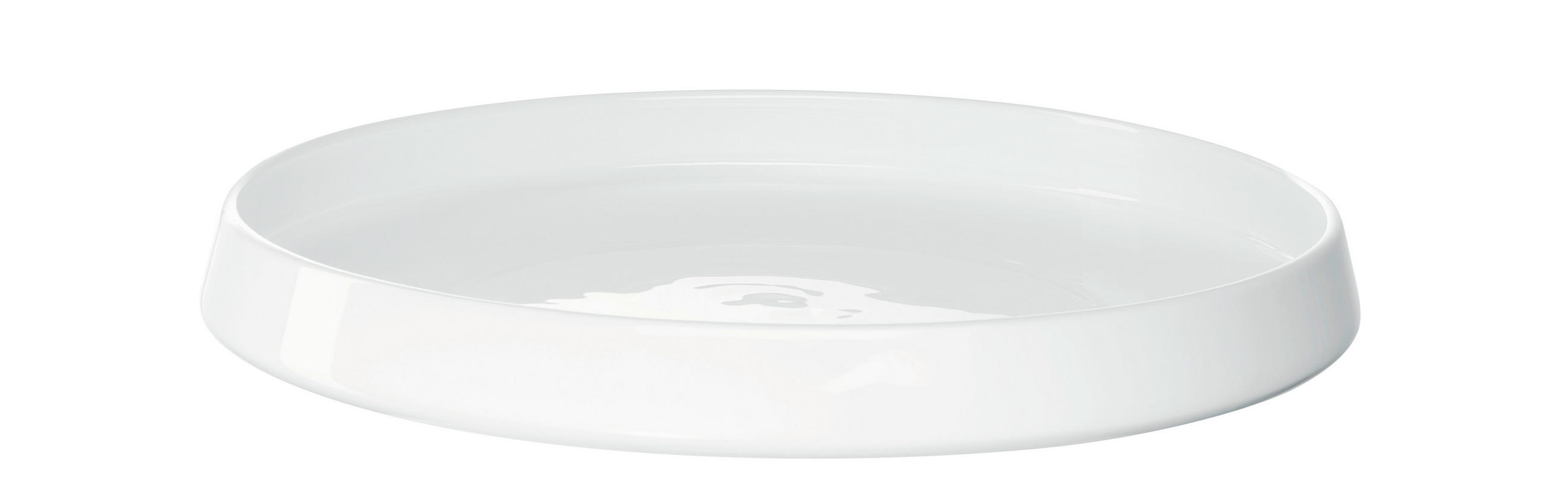 DEKOSCHALE - Weiss Hochglanz, Design, Keramik (32.5/5/32.5cm) - ASA