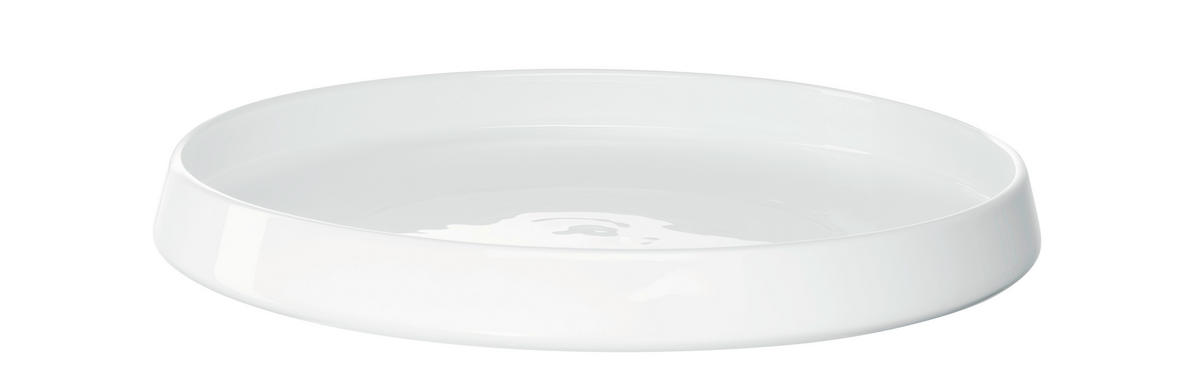 DEKOSCHALE - Weiss Hochglanz, Design, Keramik (32.5/5/32.5cm) - ASA