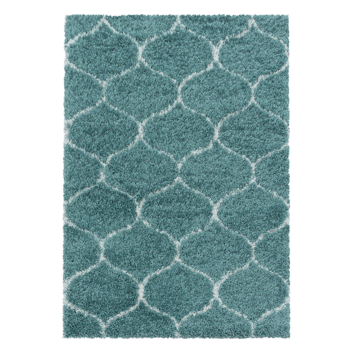 PREPROGA Z VISOKIM FLOROM Salsa 3201 Blau  280/370 cm  tkano  modra  - modra, Design, tekstil (280/370cm)