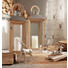 LATERNE - Naturfarben, LIFESTYLE, Glas/Holz (26/26/62cm) LATERNE - Naturfarben, LIFESTYLE, Glas/Holz (26/26/62cm)