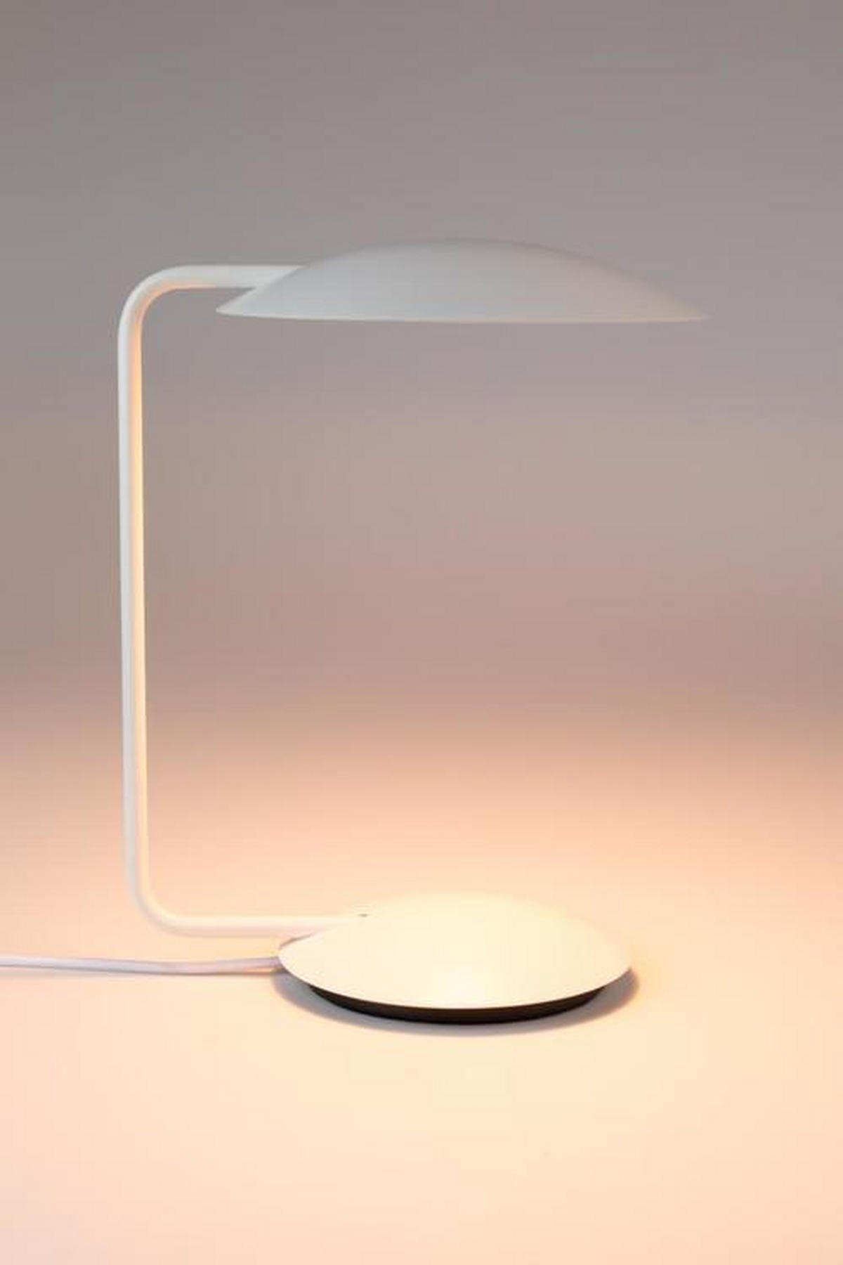 STOLNÍ LAMPA, G9, 38,5 cm - bílá, Design, kov (38,5cm) - Zuiver