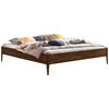 BETT 160/200 cm  in Nussbaumfarben  - Nussbaumfarben, Basics, Holz (160/200cm) - Hasena