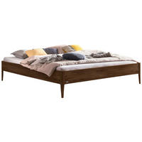 BETT 160/200 cm  in Nussbaumfarben  - Nussbaumfarben, Basics, Holz (160/200cm) - Hasena