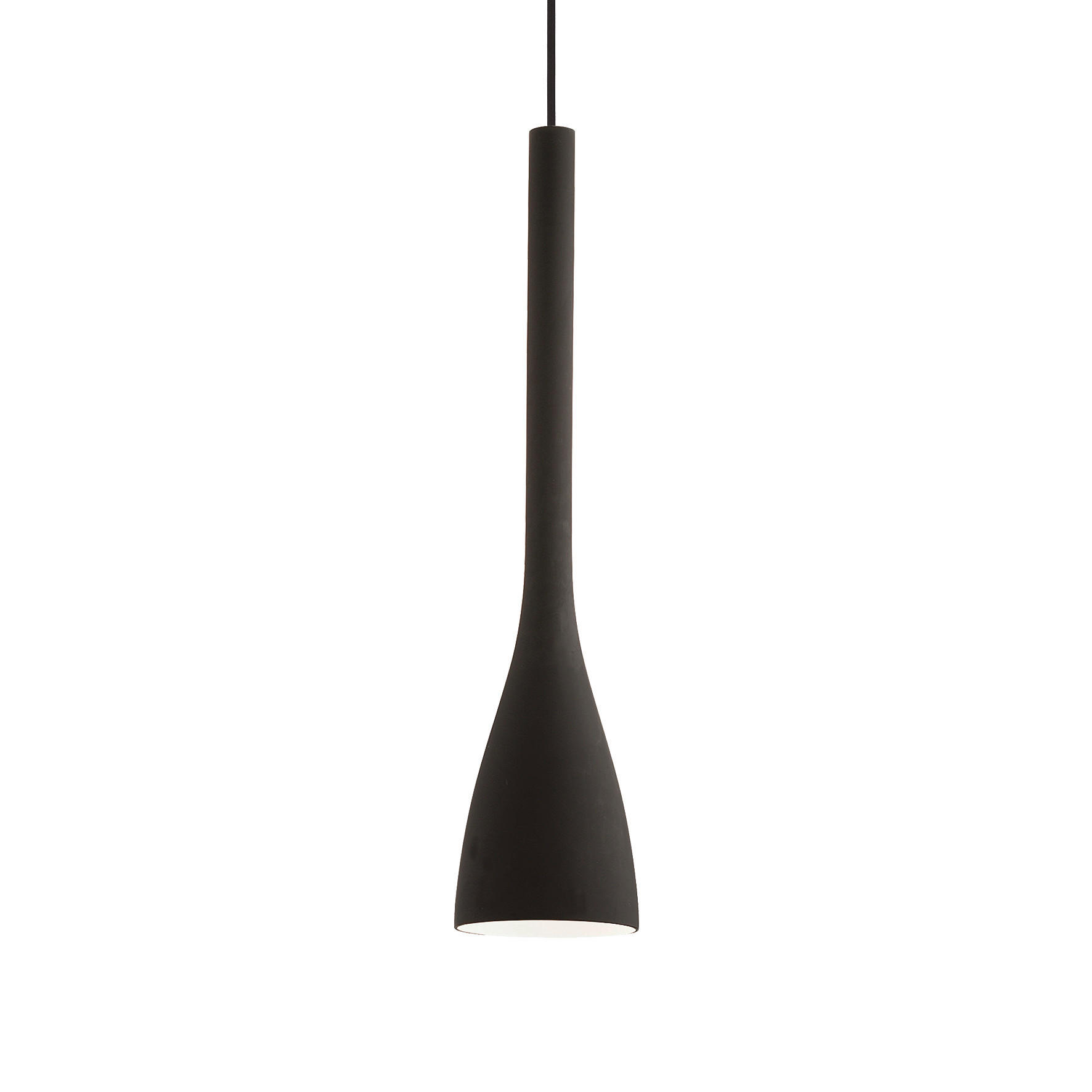 SVJETILJKA VISEĆA  14,5/89/264 cm      Flut  - crna, Trend, staklo (14,5/89/264cm)
