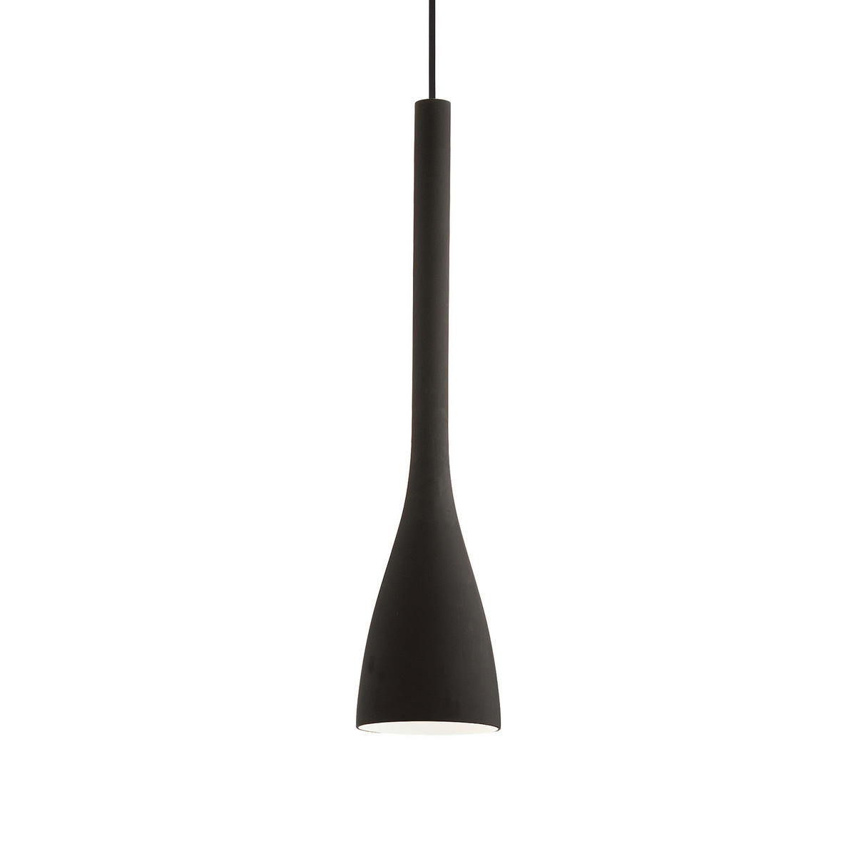 SVJETILJKA VISEĆA  14,5/89/264 cm      Flut  - crna, Trend, staklo (14,5/89/264cm)