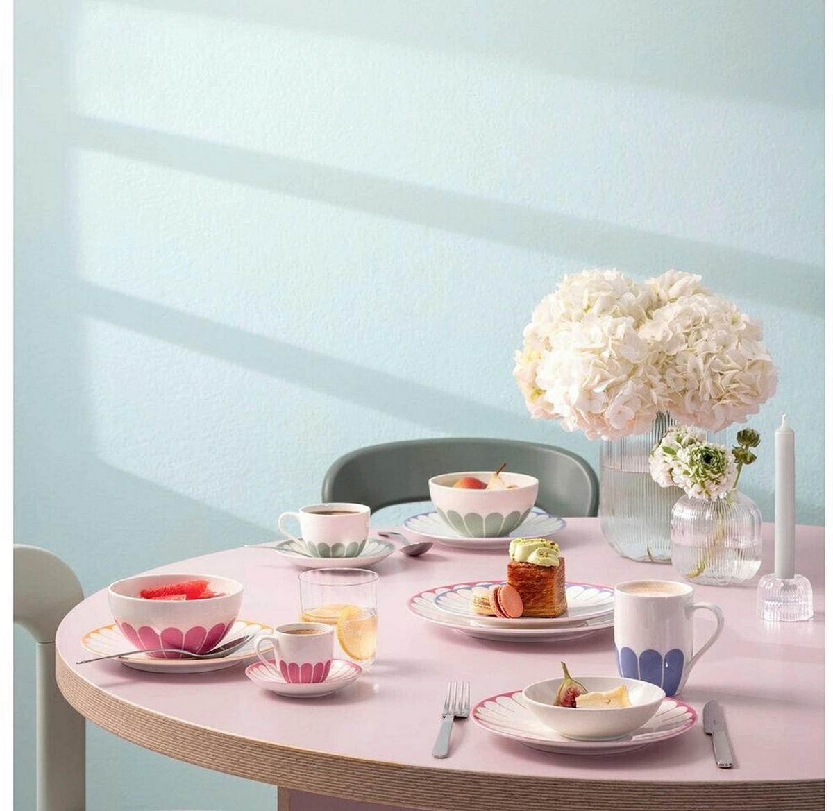 DESSERTSCHALE Fleur Vert  - Salbeigrün/Weiß, MODERN, Keramik (13/4cm) - Villeroy & Boch