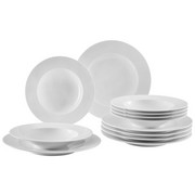 TAFELSERVICE 12-teilig - Weiß, Design, Keramik - Seltmann Weiden