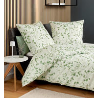 POSTELJINA 135/200 cm makosaten zelena  - zelena, Konvencionalno, tekstil (135/200cm) - Janine