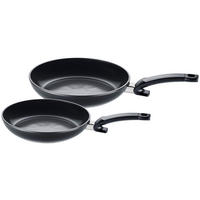 PFANNENSET CERATAL® CLASSIC 2-teilig 24 / 28 cm  - Schwarz, Basics, Metall (24 / 28cm) - Fissler