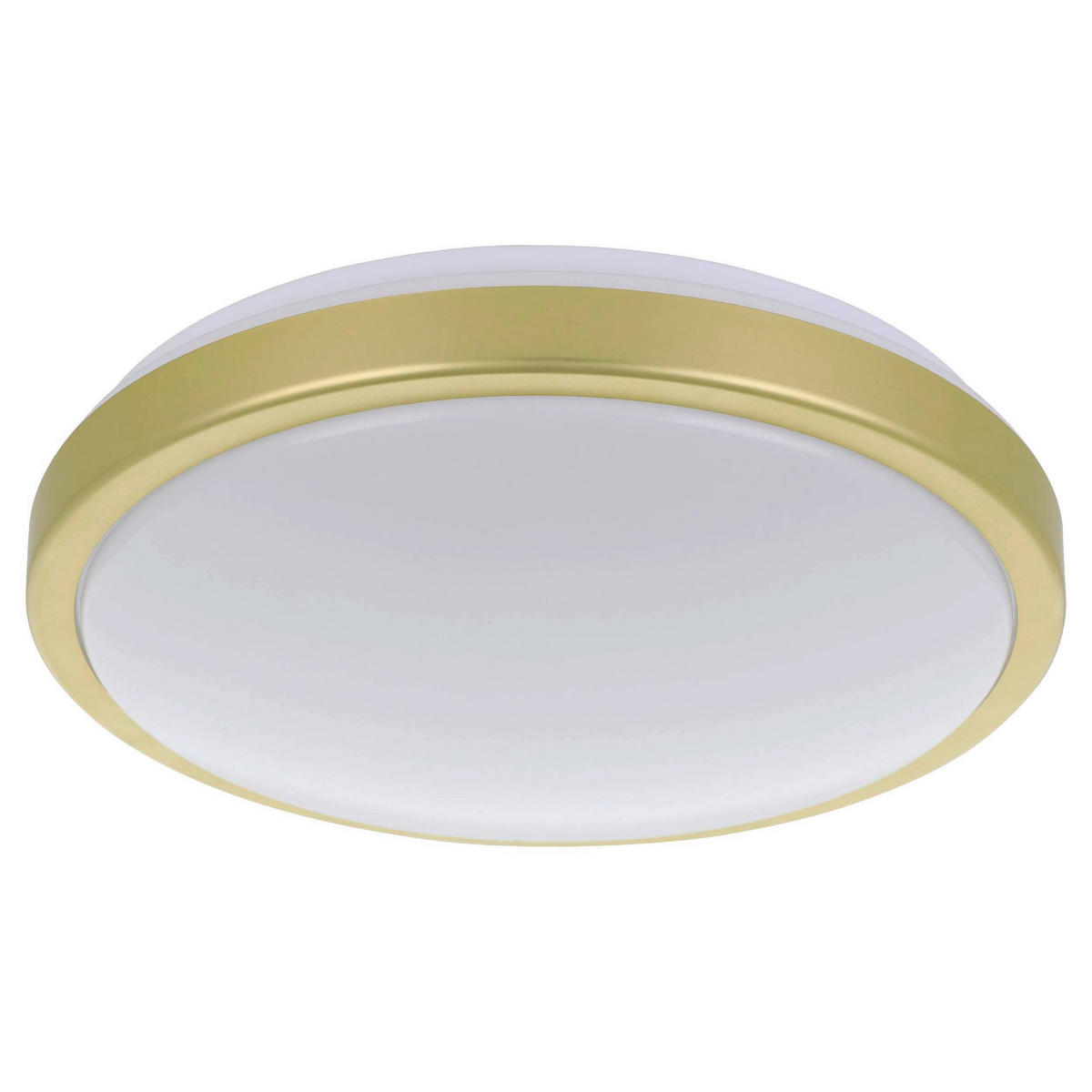 TAKLAMPA 18 W 32,5/9 cm  - vit/mässingsfärgad, Basics, metall/plast (32,5/9cm) - Eglo