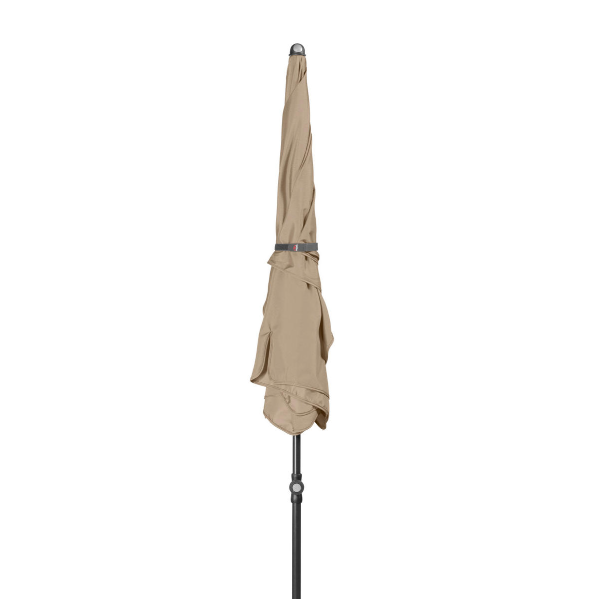 SONNENSCHIRM  185/120 cm  - Greige/Anthrazit, Basics, Textil/Metall (185/120cm) - Doppler