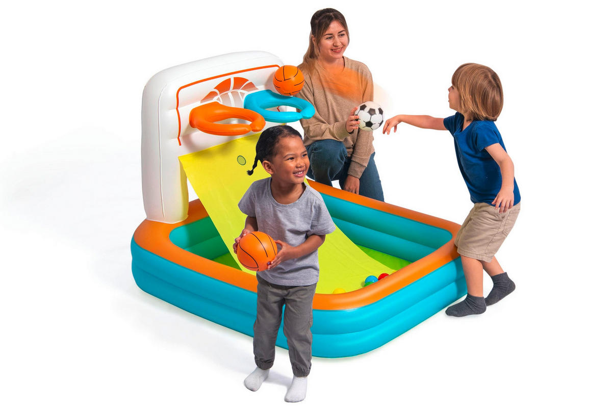 BÄLLEBAD - Multicolor, Basics, Kunststoff (120/107/84cm) - Bestway