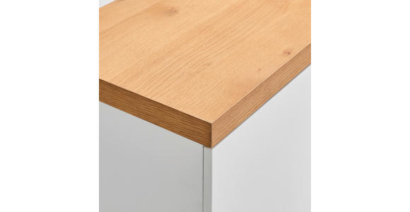 KOMMODE in 120/89/40 cm - Eichefarben/Weiß, Design, Holz/Holzwerkstoff (120/89/40cm) - Xora