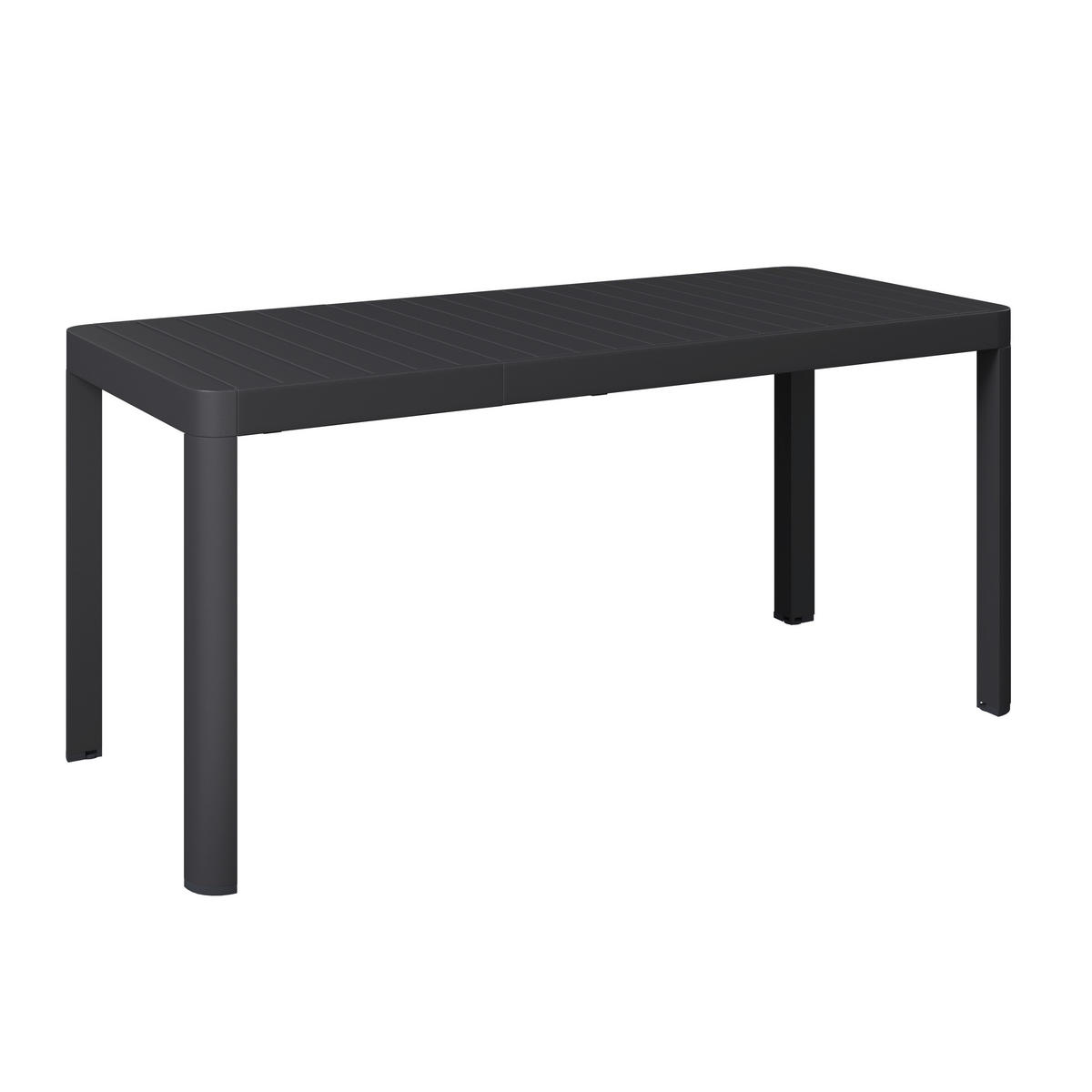 ZAHRADNÍ STŮL, kov, 117/162/75,5/70 cm - antracitová, Moderní, kov (117/162/75,5/70cm) - Ambia Garden