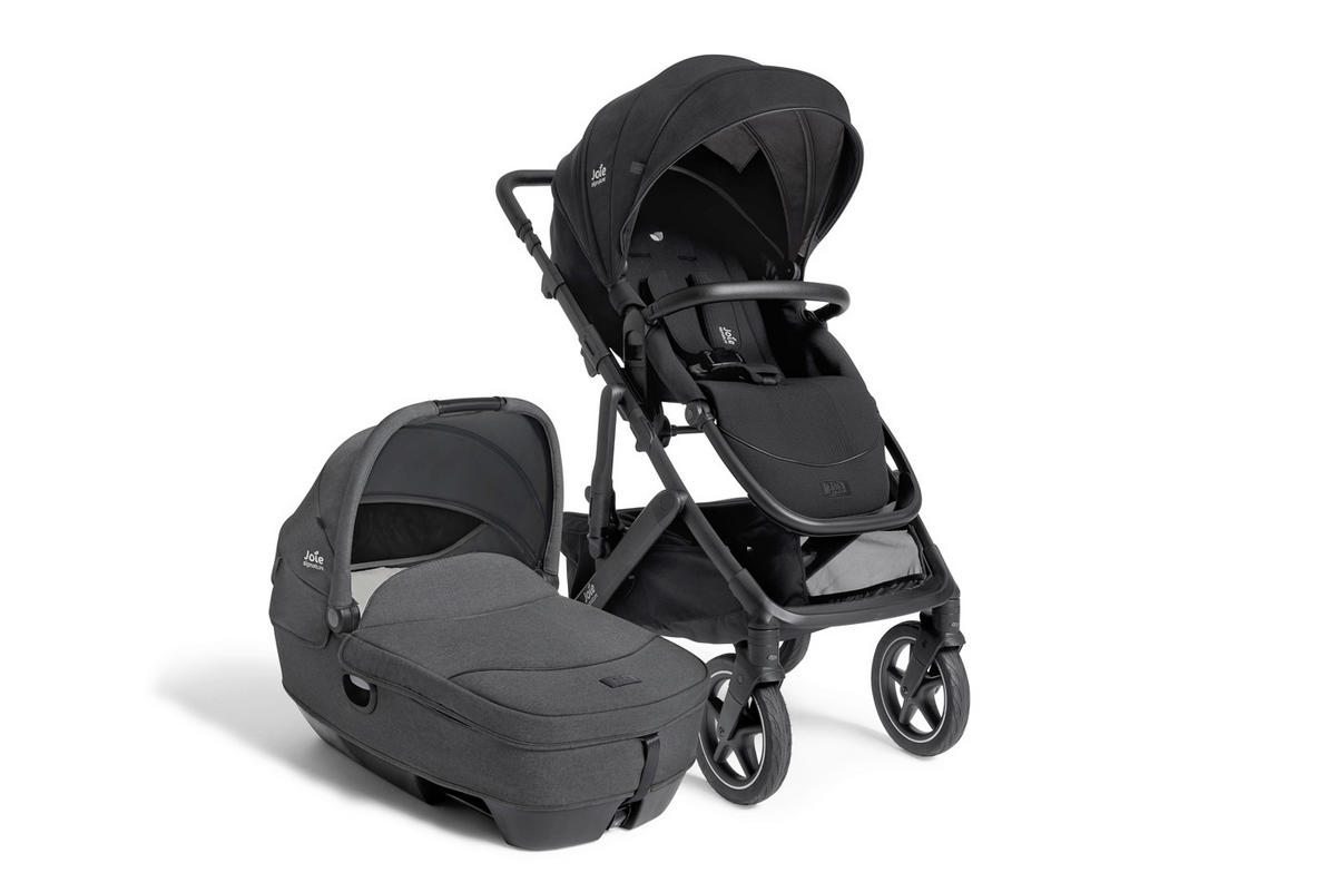 KOMBIKINDERWAGEN  Vinca inkl. Calmi  Ebony  - Graublau/Schwarz, Basics, Kunststoff (82/68/45cm) - JOIE SIGNATURE