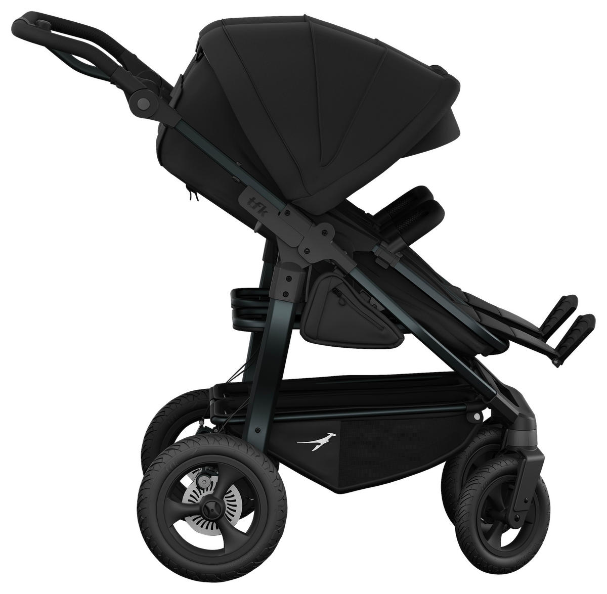 ZWILLINGSWAGEN  - Anthrazit, Basics, Metall (78,5/110/108cm) - TFK