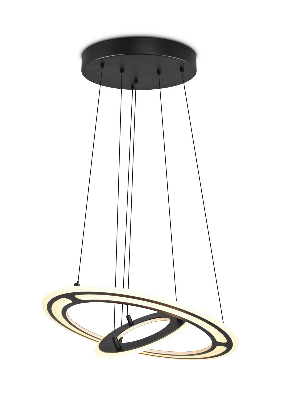 LED-HÄNGELEUCHTE 72,5/200 cm  - Schwarz, Design, Metall (72,5/200cm) - Trio Leuchten