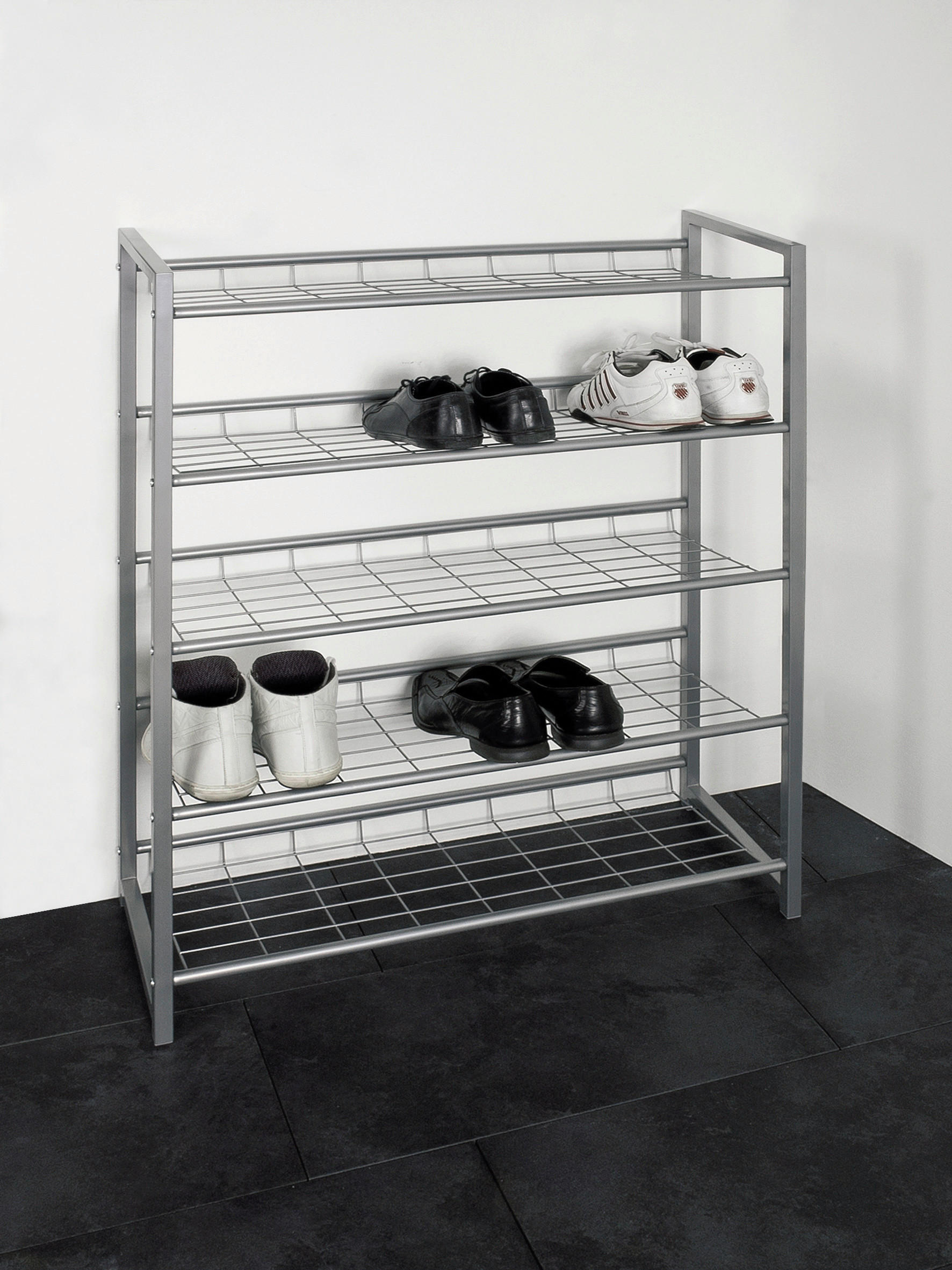 SCHUHABLAGE Alufarben  - Alufarben, Design, Metall (80/106/30cm) - Carryhome