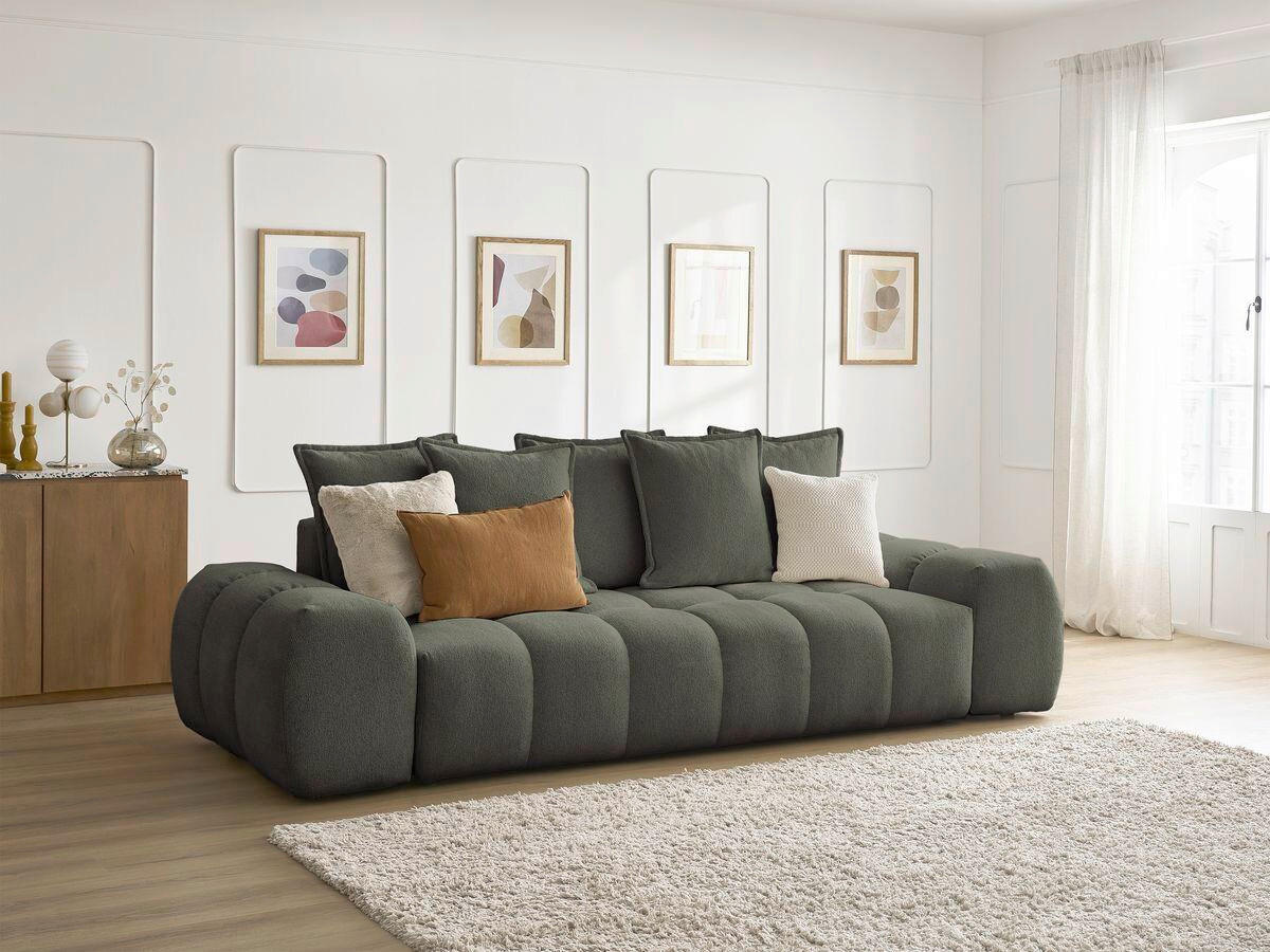 XXXLutz 3-Sitzer-Sofa Everest Grün 278x90x115 cm