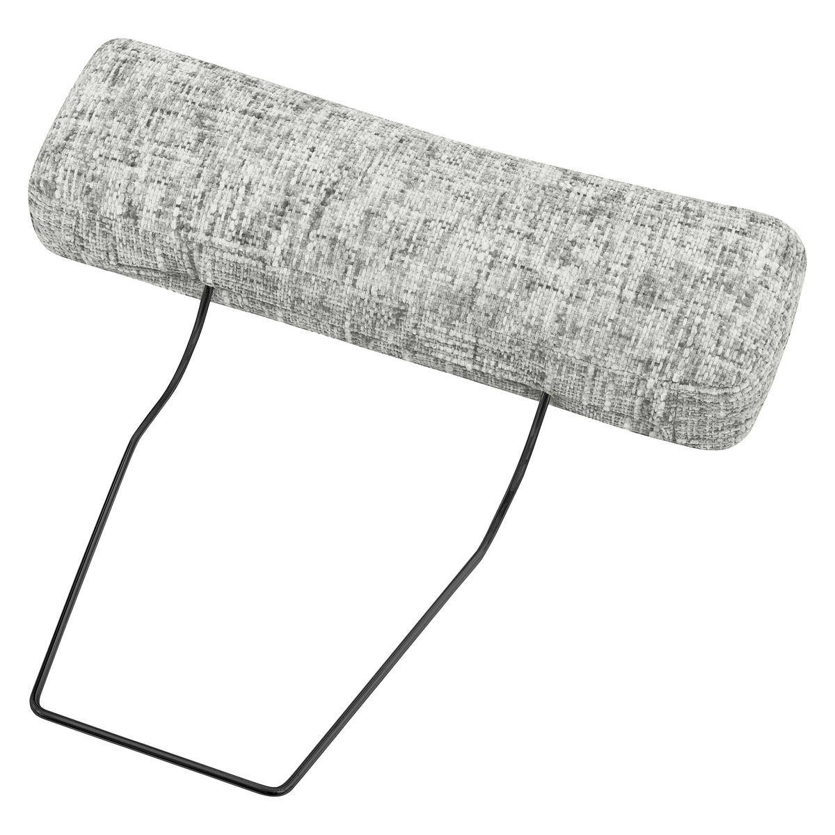 KOPFSTÜTZE 52/17/14 cm  Webstoff  - Grau, Design, Textil (52/17/14cm) - Livetastic