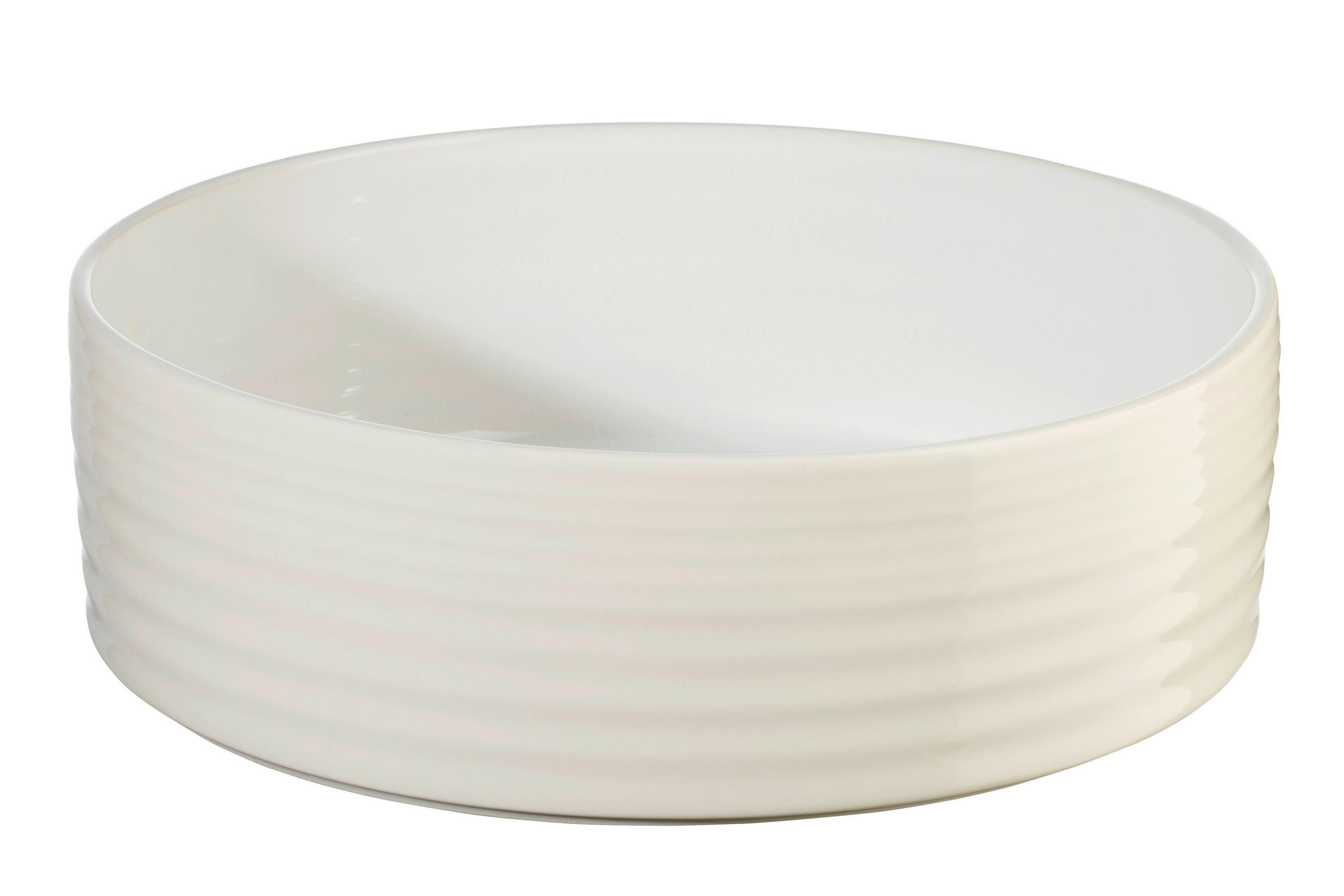 SCHALE  - Weiss, Basics, Keramik (25/8cm) - ASA
