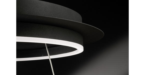 LED-HÄNGELEUCHTE 60/150 cm - Anthrazit, Design, Kunststoff/Metall (60/150cm) - Ambiente