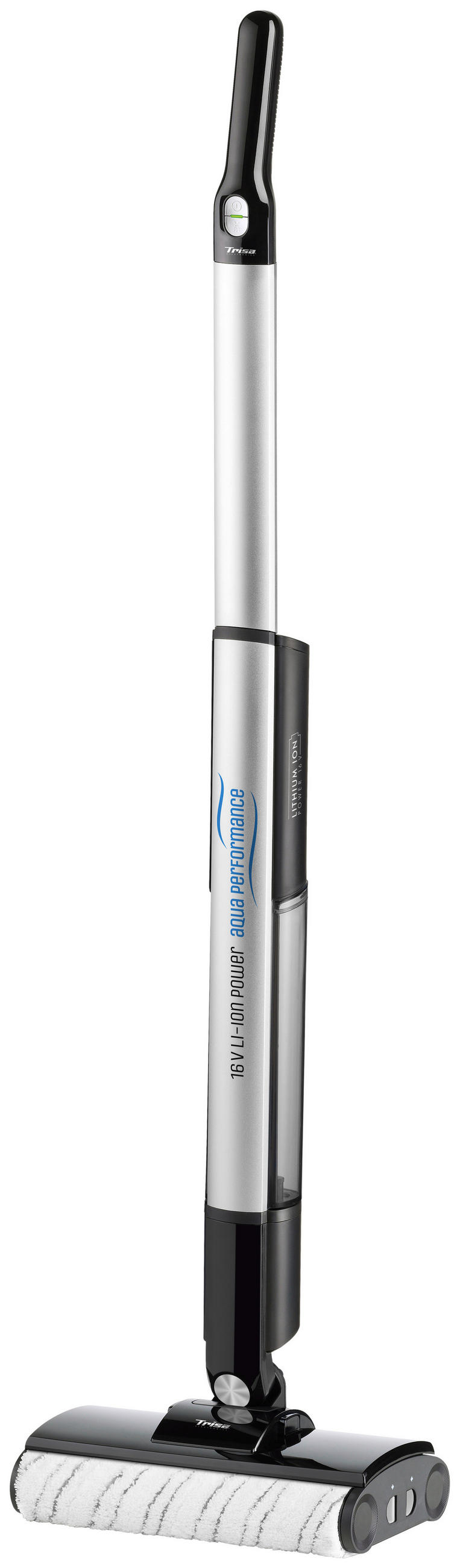 HARTBODENREINIGER  - Hellgrau/Hellblau, Basics, Kunststoff (17.4/28.4/113.40cm) - Trisa Electronics