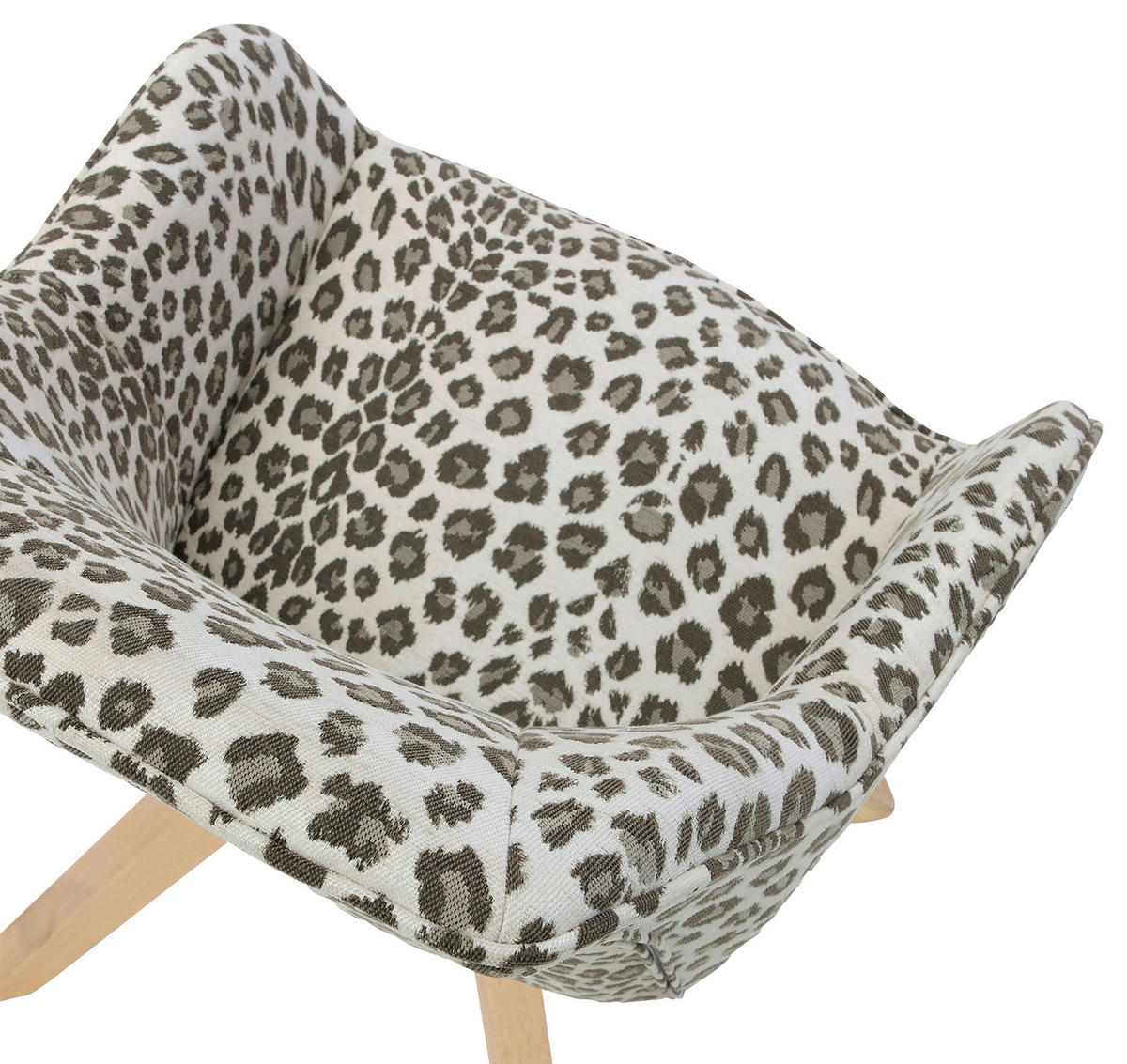 ARMLEHNSTUHL  in Flachgewebe  - Eichefarben/Beige, MODERN, Holz/Textil (60/83/65cm) - Livetastic