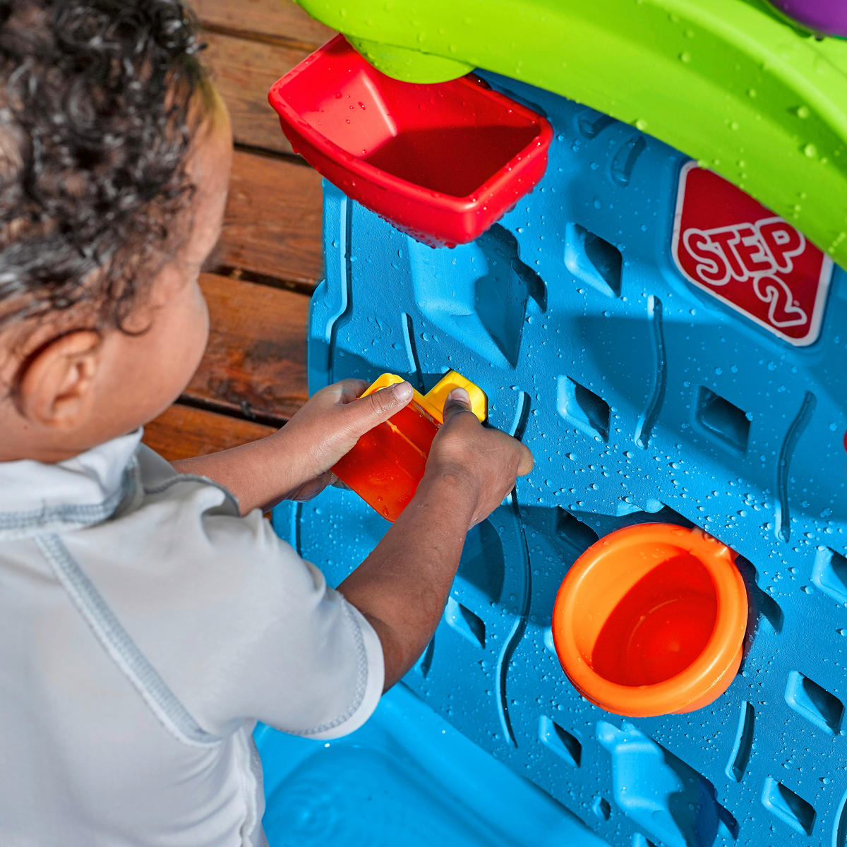 WASSERSPIELWAND DISCOVERY WALL Blau  - Blau, KONVENTIONELL, Kunststoff (71,12/84,45/41,27cm) - Ambia Garden