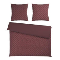 WENDEBETTWÄSCHE SNAKO Satin 200/200 cm  - Kirschrot, Design, Textil (200/200cm) - Dieter Knoll
