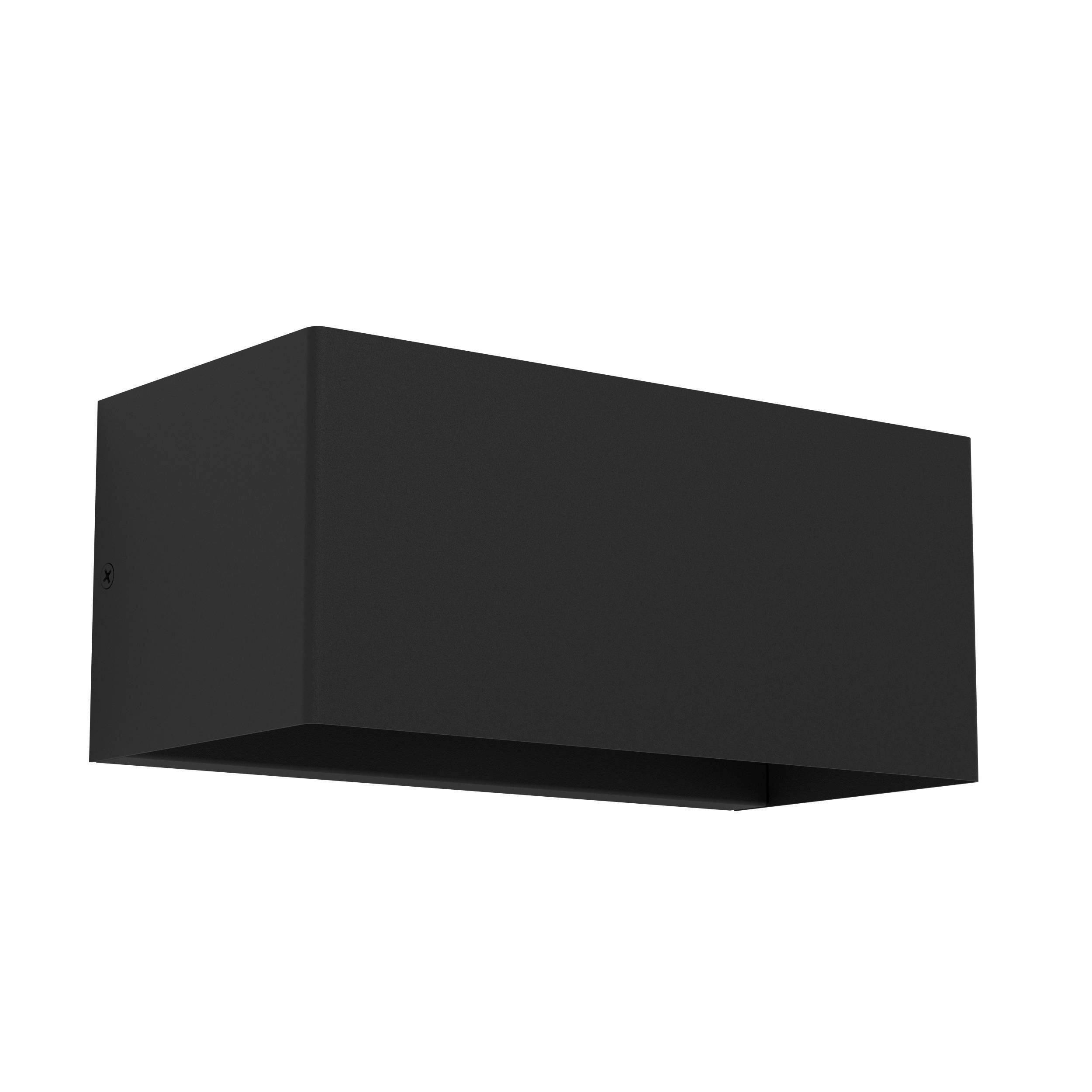 Eglo AUßENWANDLEUCHTE Lesmo Klar, Schwarz 11.5x10.5x24 cm