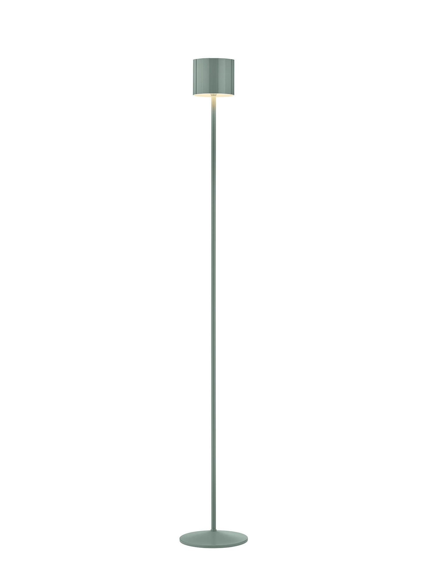 AKKU-STEHLEUCHTE Marisa 19/125 cm  - Grün, MODERN, Metall (19/125cm) - Musterring