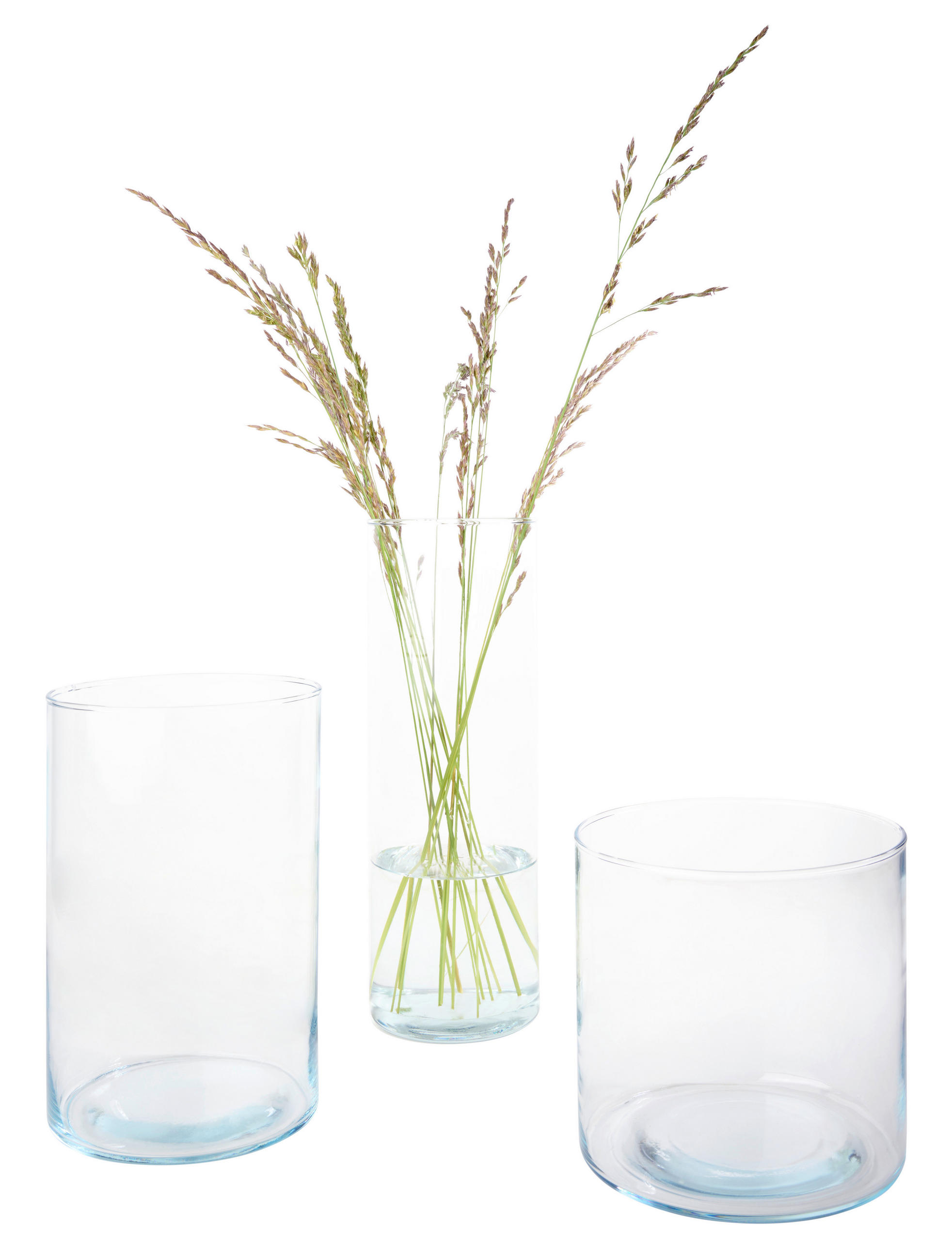 VASE 15-29,5 cm  - Klar, KONVENTIONELL, Glas (15.5/15.5/30cm)
