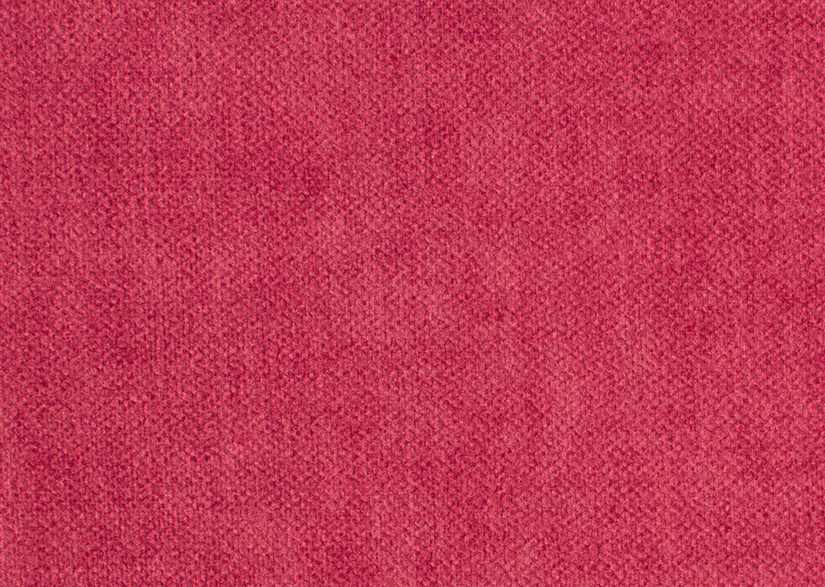 ECKSOFA in Velours Beere  - Beere/Schwarz, Design, Textil/Metall (153/283cm) - Valdera