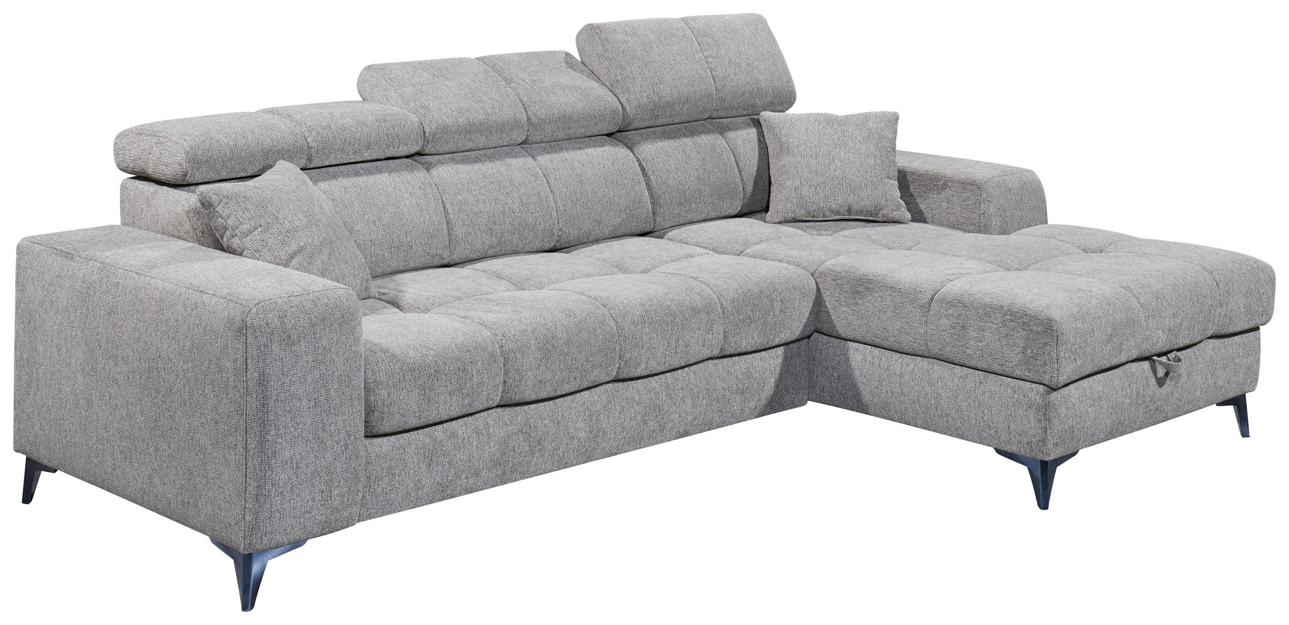 KUTNA GARNITURA tekstil  taupe   - crna/taupe, Konvencionalno, tekstil/plastika (268/172cm) - MID.YOU
