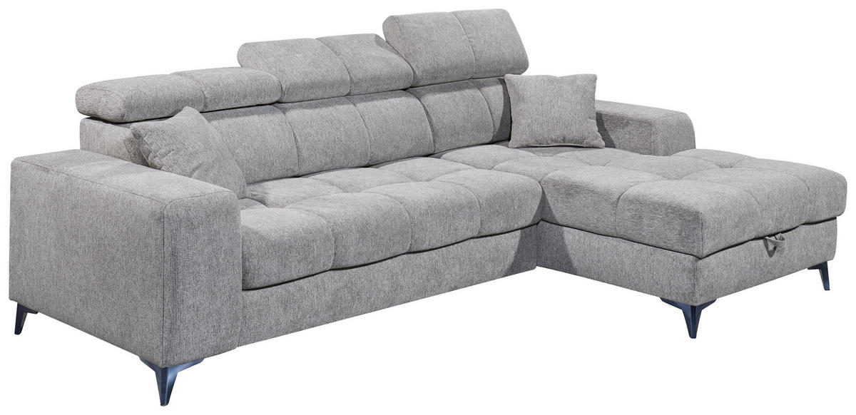 KUTNA GARNITURA tekstil  taupe   - crna/taupe, Konvencionalno, tekstil/plastika (268/172cm) - MID.YOU