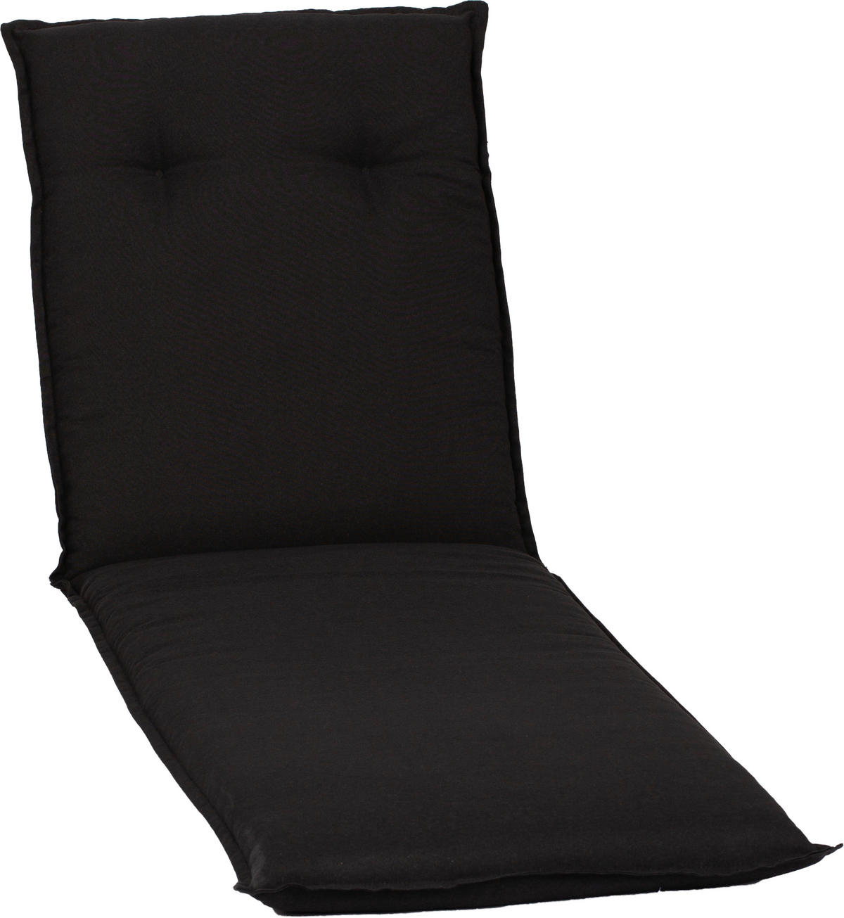 LIEGENAUFLAGE in Anthrazit Uni  - Anthrazit, Basics, Textil (191/58/8cm) - Gardenson