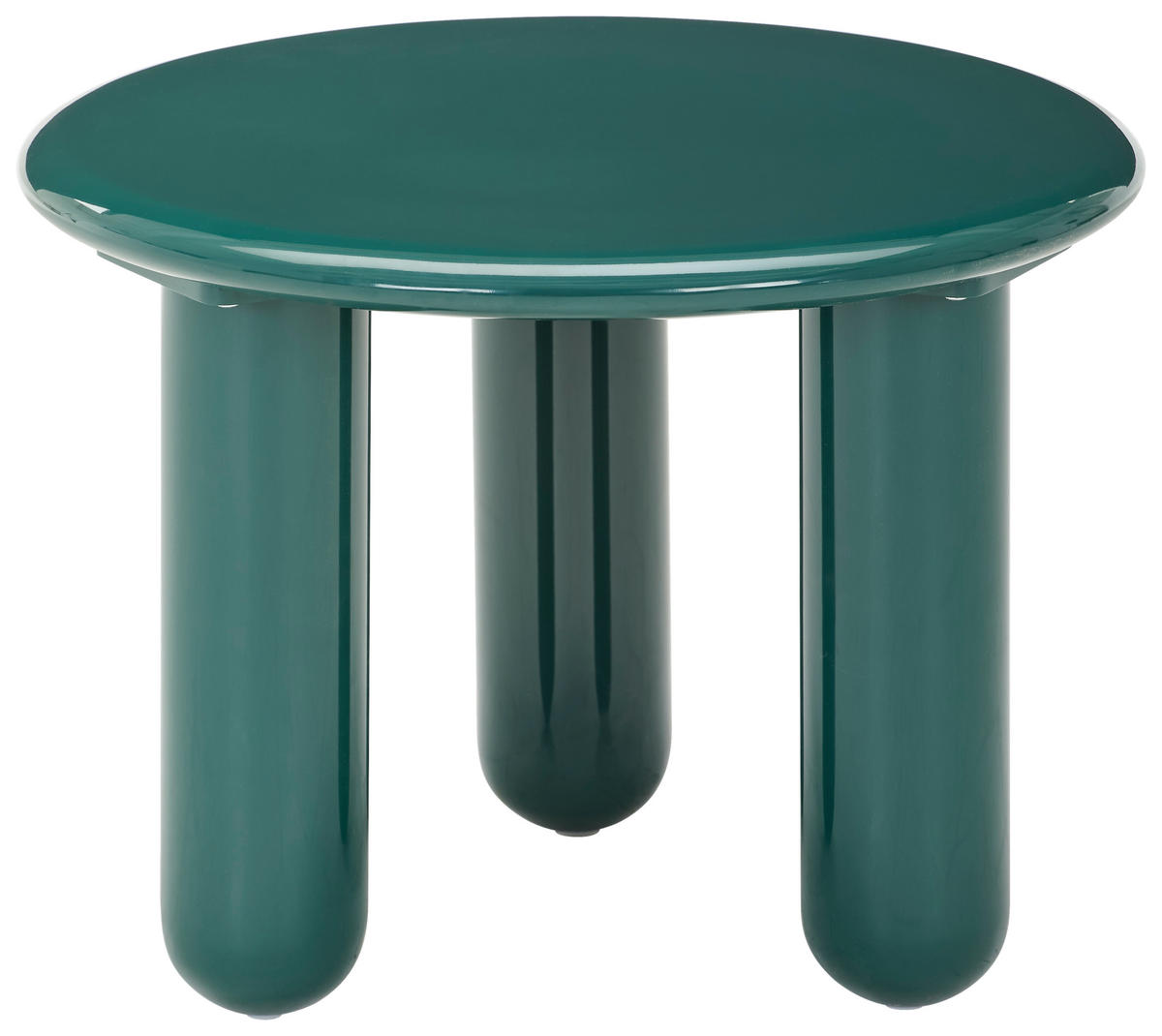 BEISTELLTISCH 60/60/45 cm Dunkelgrün rund  - Dunkelgrün, Design, Holzwerkstoff (60/60/45cm) - Novel