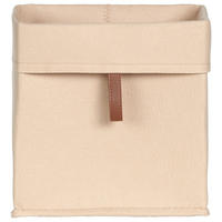 REGALKORB   - Beige, Trend, Leder/Textil (25/24/25cm) - Landscape