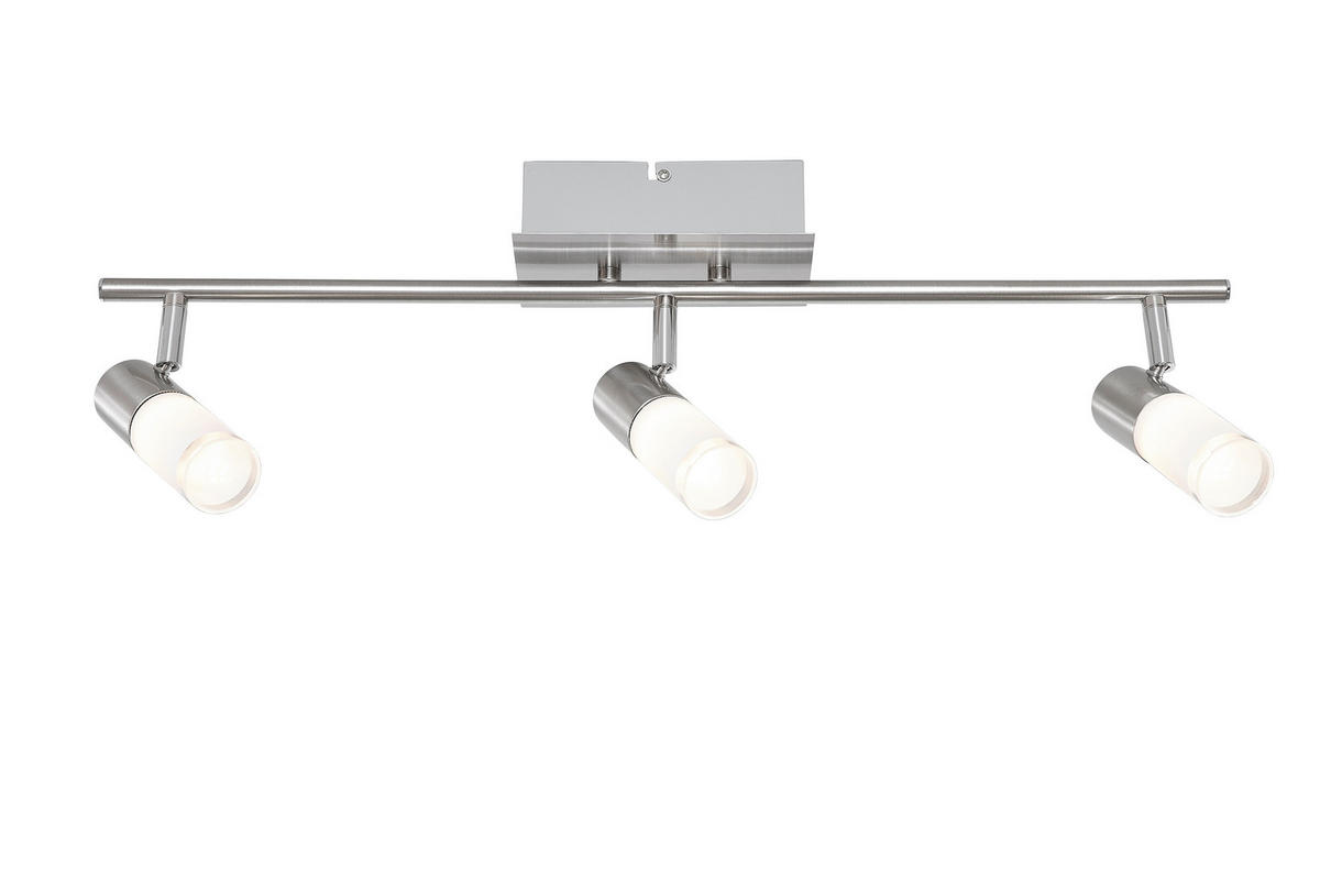 LED ZÁŘIČ, 60/15/8 cm - barvy chromu, Design, kov/sklo (60/15/8cm) - Novel