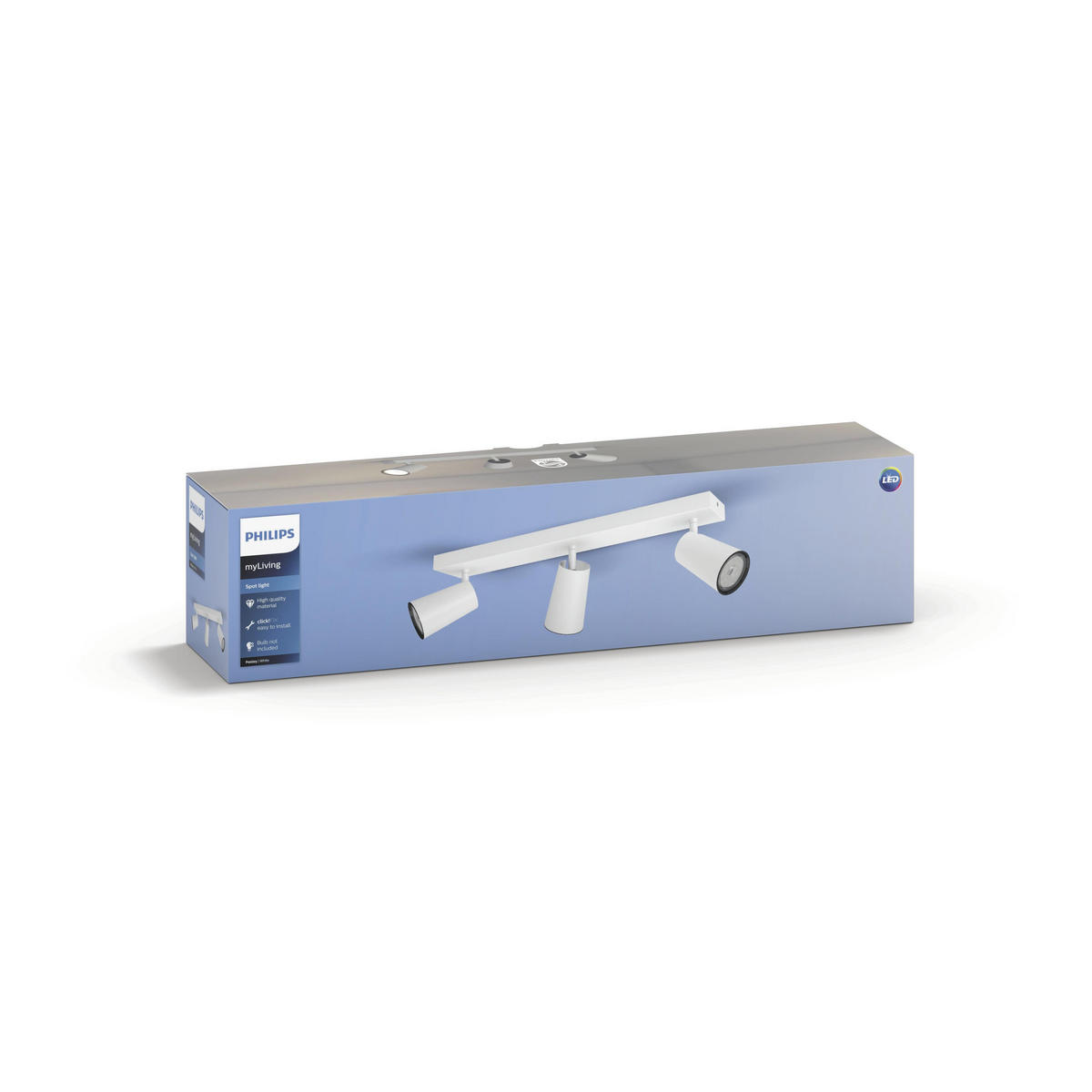 REFLEKTOR   9,2/44,3/7 cm            - bela, Basics, kovina (9,2/44,3/7cm) - Philips