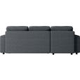 ECKSOFA Anthrazit Webstoff  - Anthrazit/Schwarz, MODERN, Kunststoff/Textil (150/240cm) - Xora