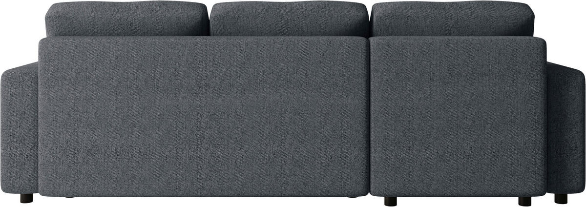 ECKSOFA Anthrazit Webstoff  - Anthrazit/Schwarz, MODERN, Kunststoff/Textil (150/240cm) - Xora