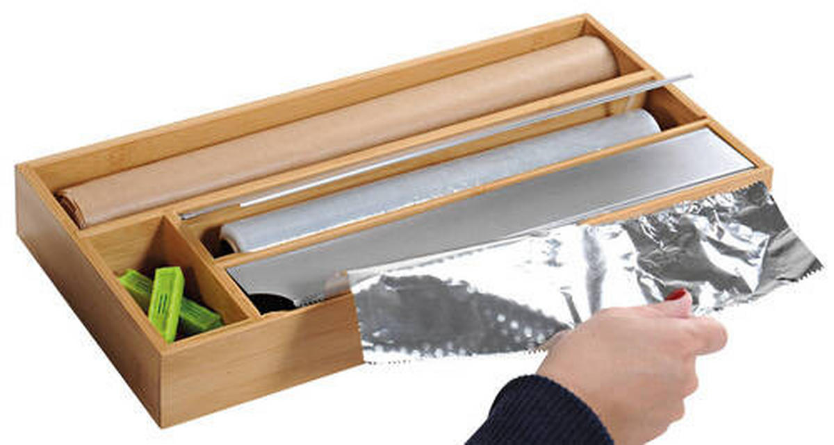 AUSZUGSORGANISATION - Braun, MODERN, Holz (42/19/5,4cm) - Kesper