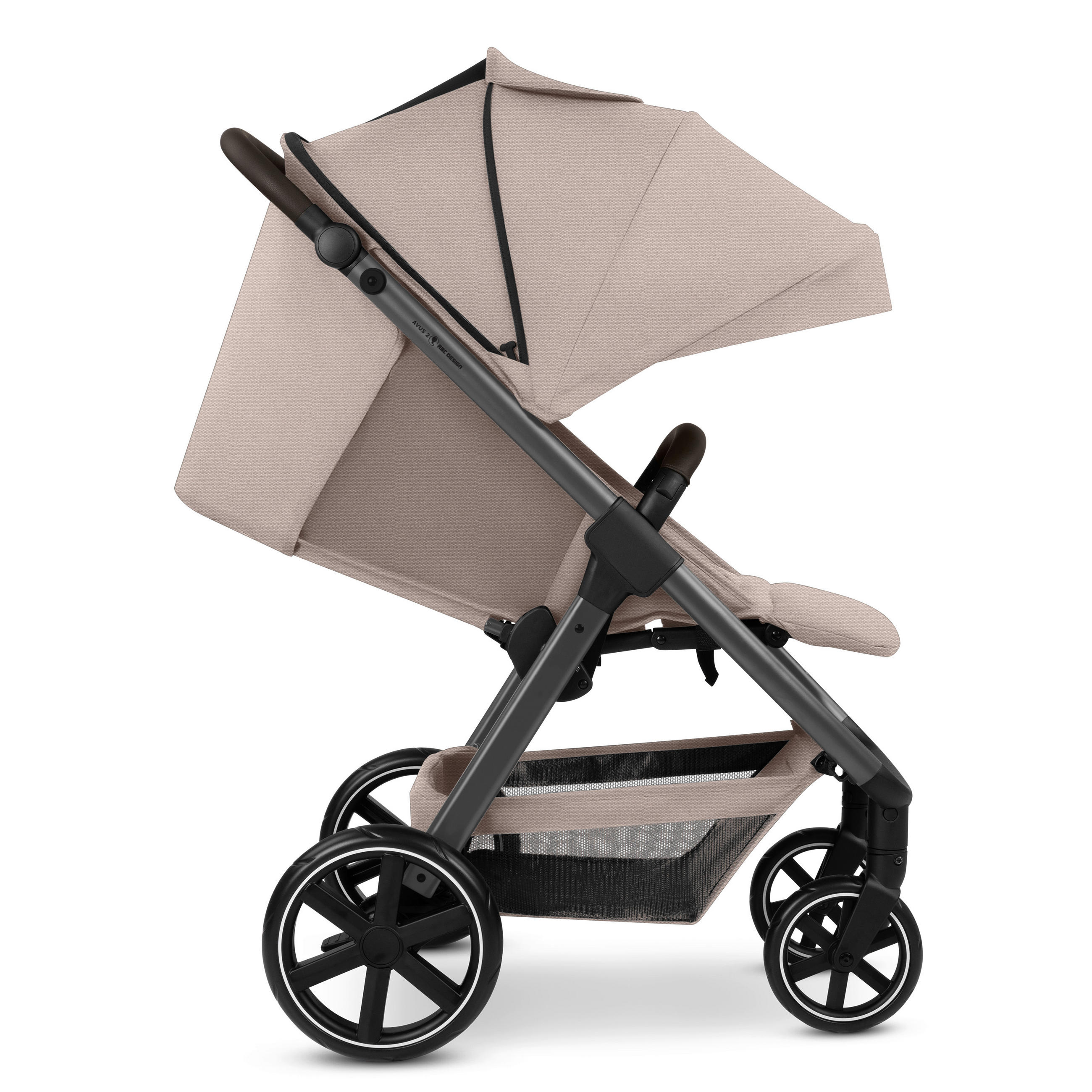 BUGGY Avus 2  - Beige/Schwarz, Basics, Textil/Metall (54/111/80cm) - ABC Design